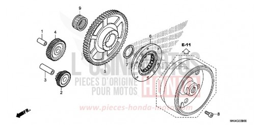 STARTING CLUTCH NC750SAG de 2016
